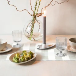 Bordslöpare|Ekelund Löpare<Ekelund Schack beige löpare 35X110 - s Linneväveri