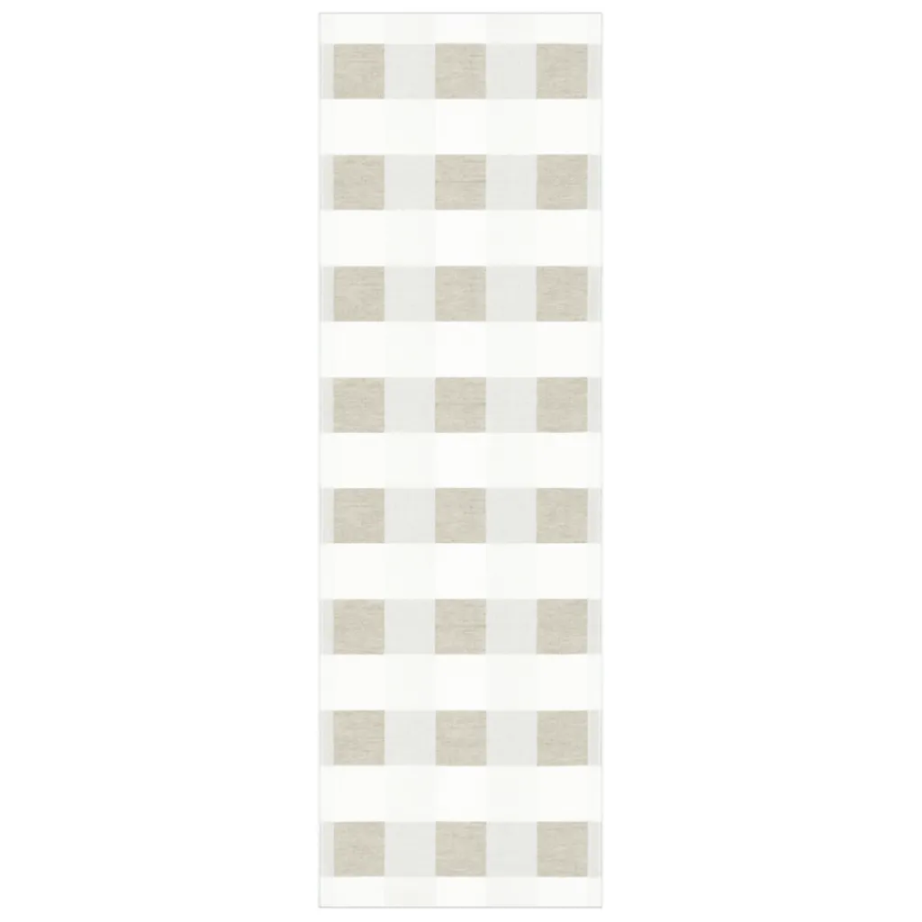Bordslöpare|Ekelund Löpare<Ekelund Schack beige löpare 35X110 - s Linneväveri