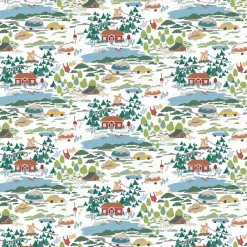 Gardintyger Mönstrade|Arvidssons Textil<Arvidssons textil Semester vit tyg – sommar och camping
