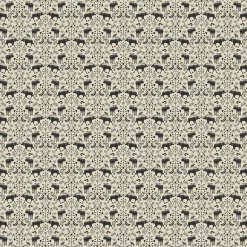 Gardintyger Mönstrade|Arvidssons Textil<Arvidssons textil Skogens Konung culla svart - tyg