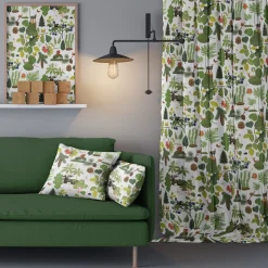 Gardintyger Mönstrade|Arvidssons Textil<Arvidssons textil Skogsliv tyg