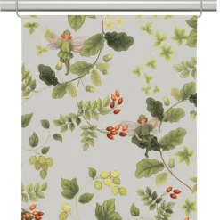 Panelgardiner<Arvidssons textil Skogsälvan grå panelgardiner