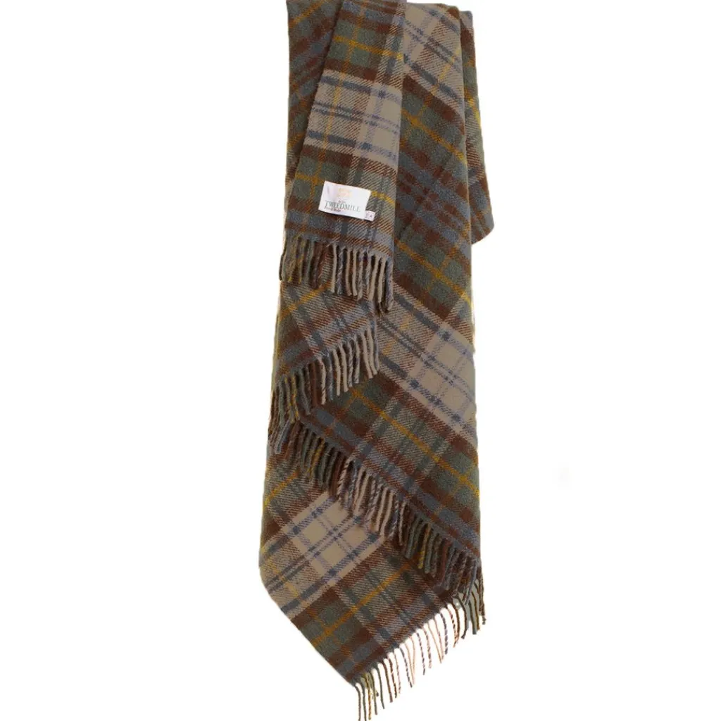 Ullplädar<Tweedmill textiles Skotskrutig ullpläd Antique Dress Gordon - 100% Ull, 150x183 cm