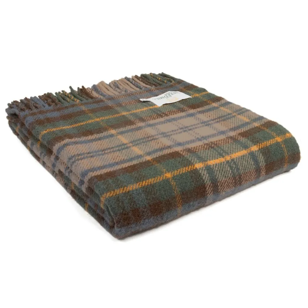 Ullplädar<Tweedmill textiles Skotskrutig ullpläd Antique Dress Gordon - 100% Ull, 150x183 cm