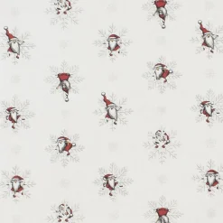 Gardintyger Mönstrade|Arvidssons Textil<Arvidssons textil Snöflingan mini vit tyg