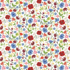Bordsduk<Arvidssons textil Solbacka blommig bordsduk