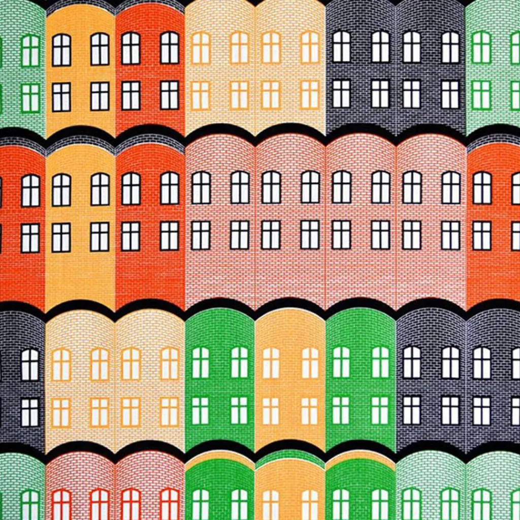Gardintyger Mönstrade|Arvidssons Textil<Arvidssons textil Stad multi tyg