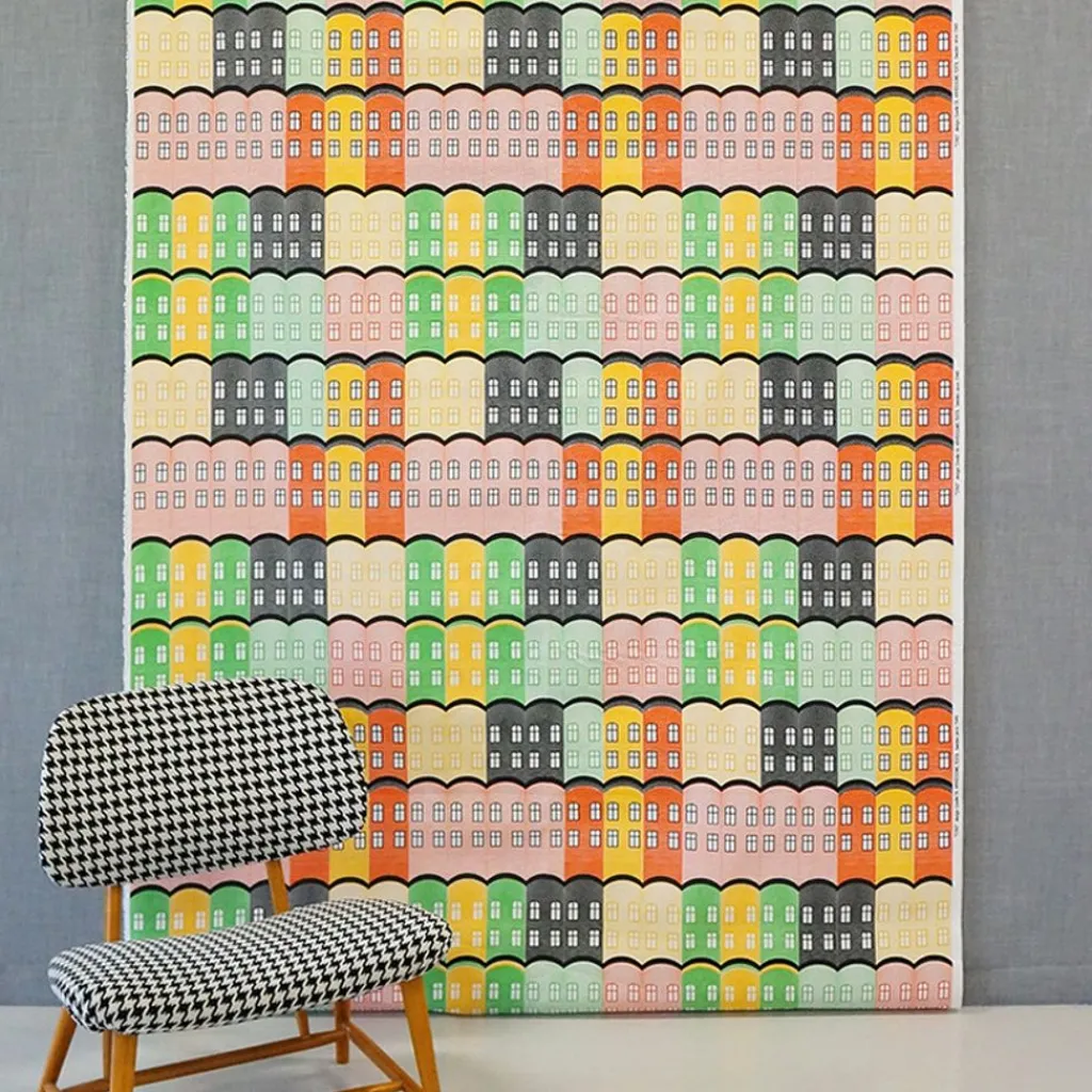 Gardintyger Mönstrade|Arvidssons Textil<Arvidssons textil Stad multi tyg