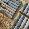 Bordslöpare< Sten recycle sand 15x140cm smal bordslöpare
