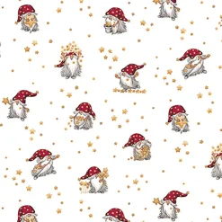 Arvidssons Textil|Jultyger<Arvidssons textil Stjärnglans vit