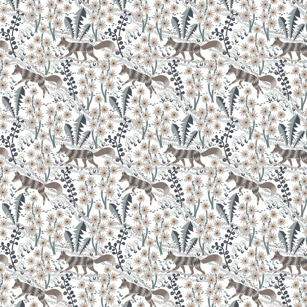 Gardintyger Mönstrade|Arvidssons Textil<Arvidssons textil Stjärnspeja offwhite-ljusbrun tyg