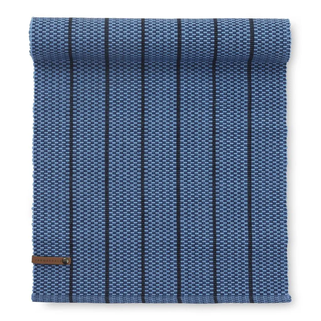 Bordslöpare<Jakobsdals Striava blå löpare 35x120 cm