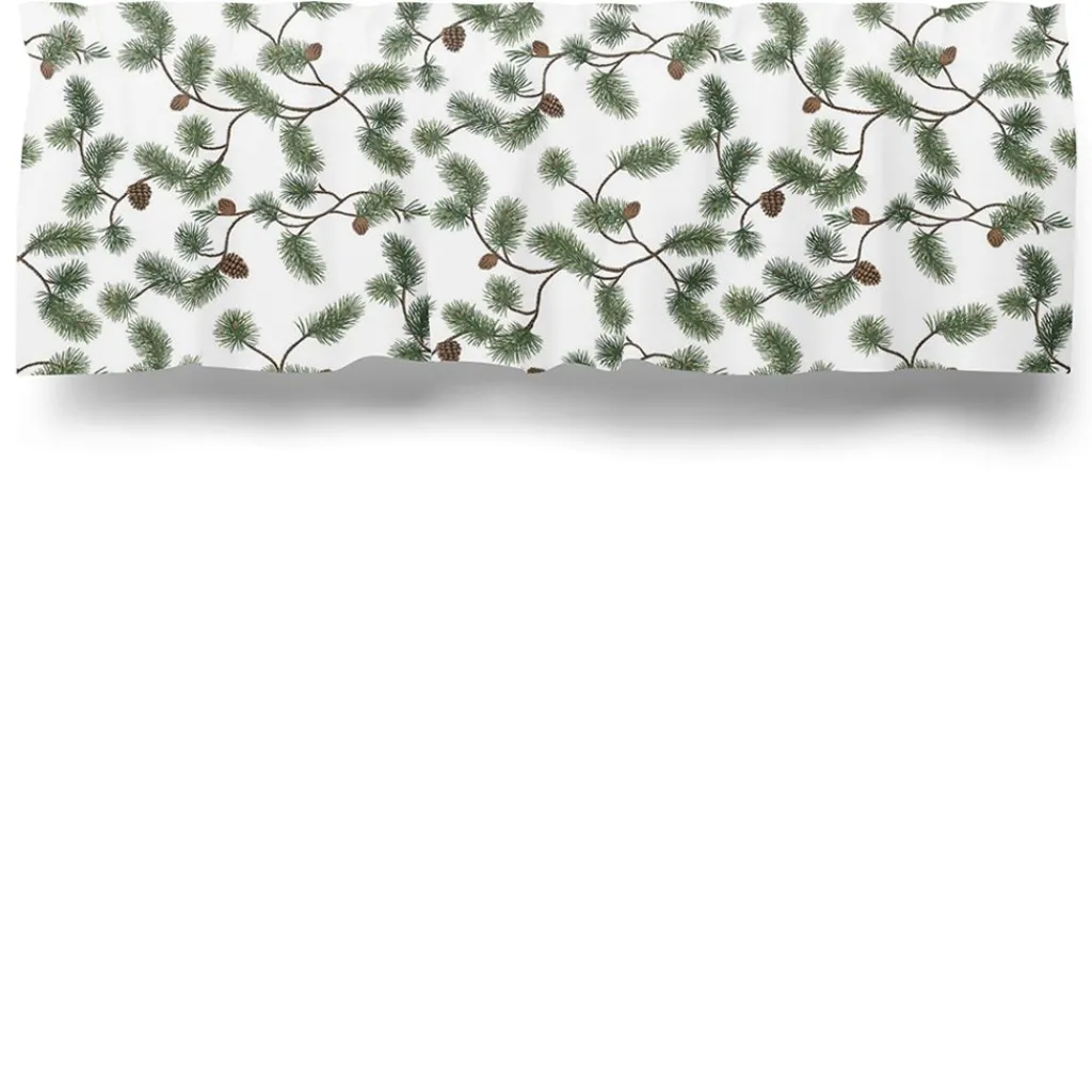 Gardinkappor Mönstrade|Julgardiner<Arvidssons textil Tallegren gardinkappa metervara