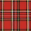 Rutor & Ränder< Tartan röd skotskrutigt tyg