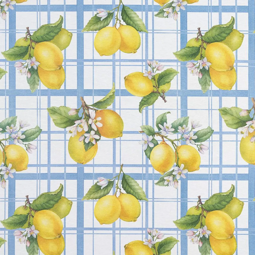 Textilvaxduk<Nordisk Textil Textilvaxduk Citron CTC