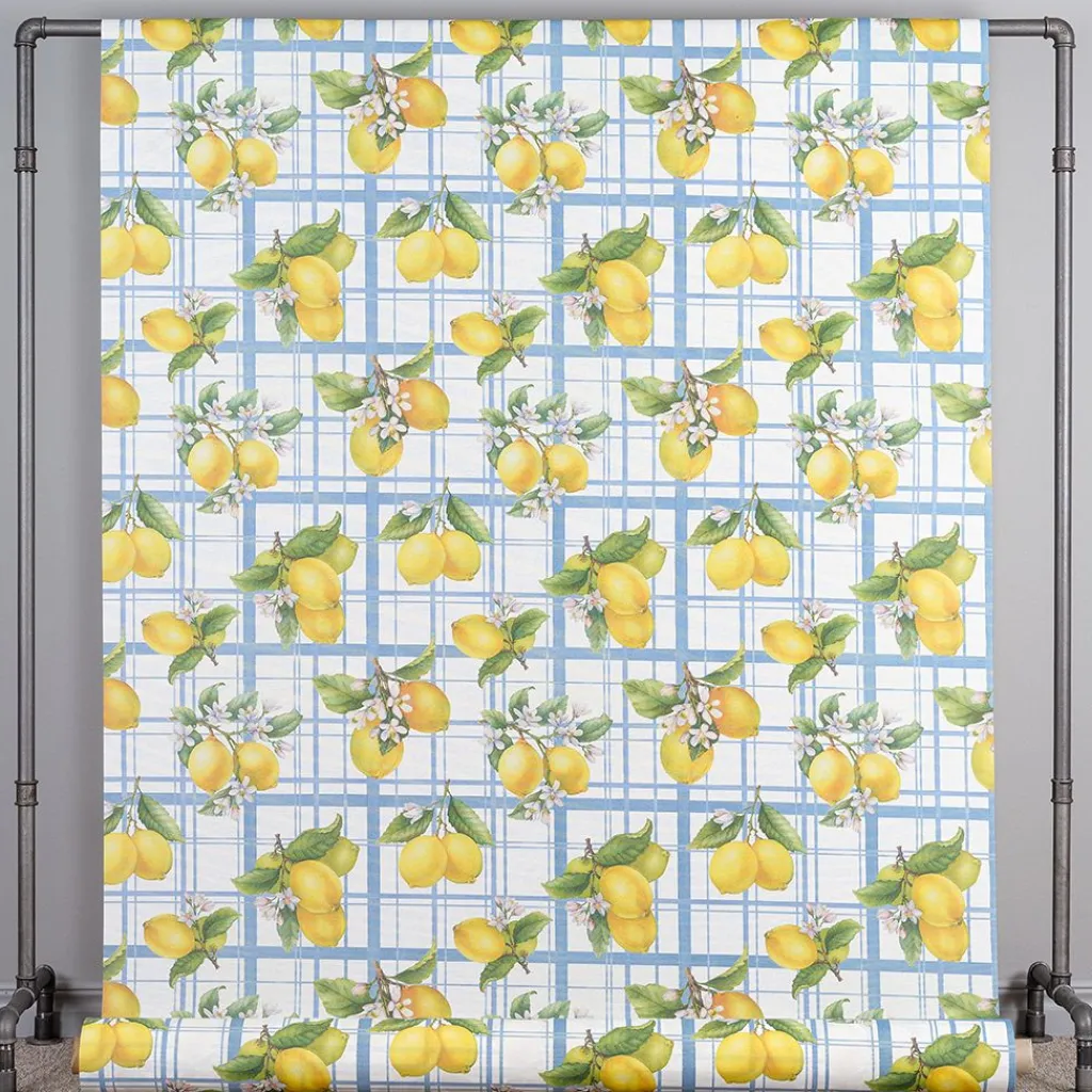 Textilvaxduk<Nordisk Textil Textilvaxduk Citron CTC