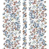 Textilvaxduk<Arvidssons textil Textilvaxduk Leksand bård dalablå med traditionellt dalahästmönster