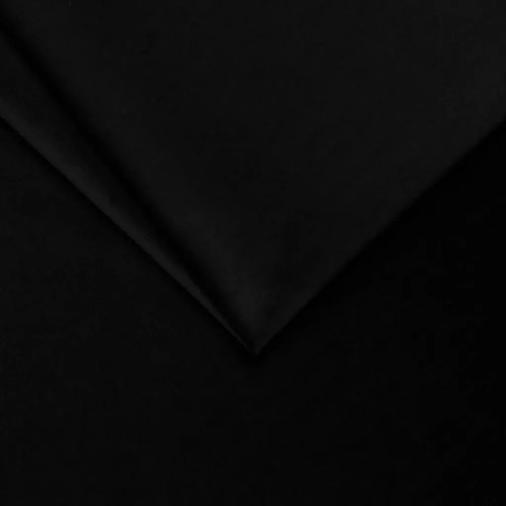 Möbelsammet|Enfärgade Möbeltyger<Nordisk Textil Tiffany black möbelsammet – Slitstark & Lyxig