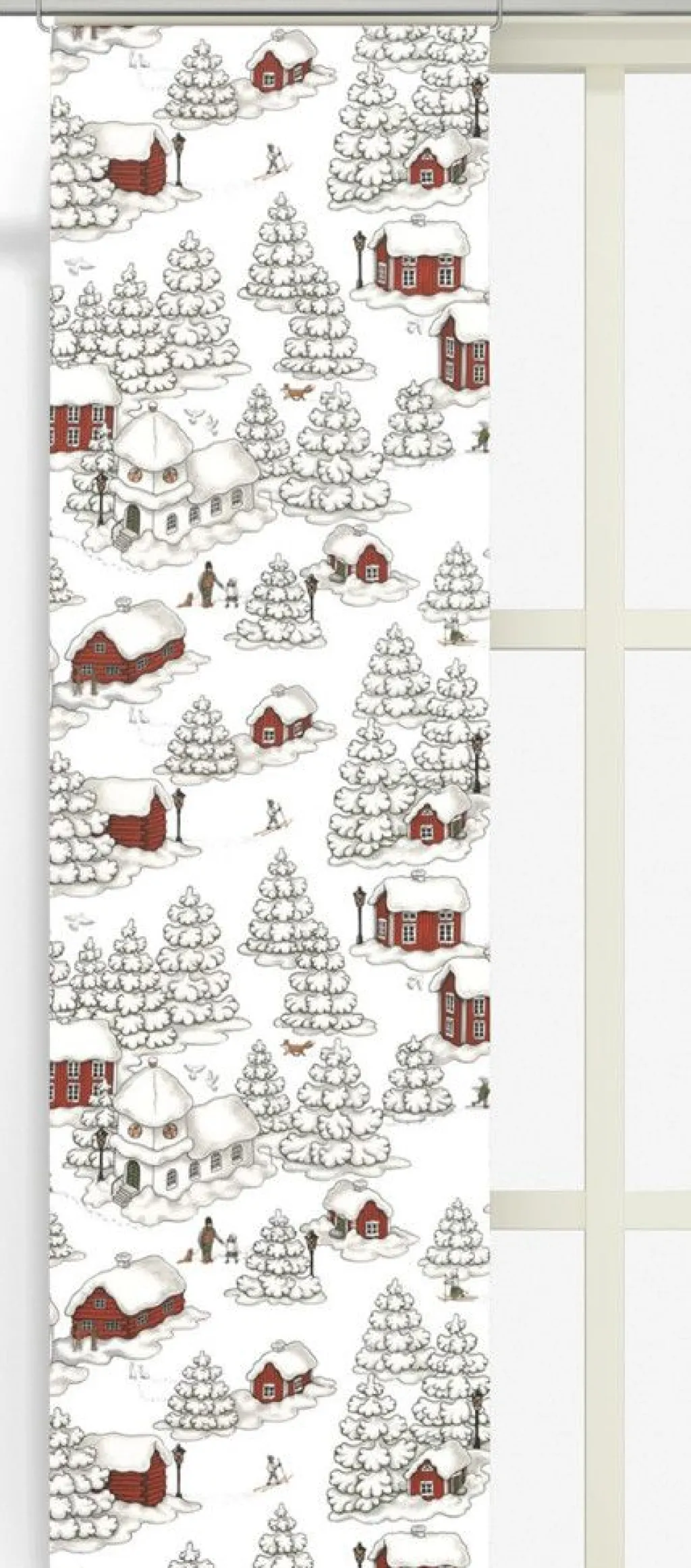Julgardiner|Panelgardiner<Arvidssons textil Timmerbyn vit panelgardiner