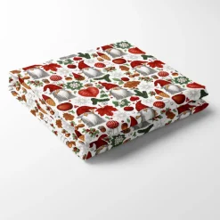 Juldukar|Bordsduk<Arvidssons textil Tomteskogen bordsduk