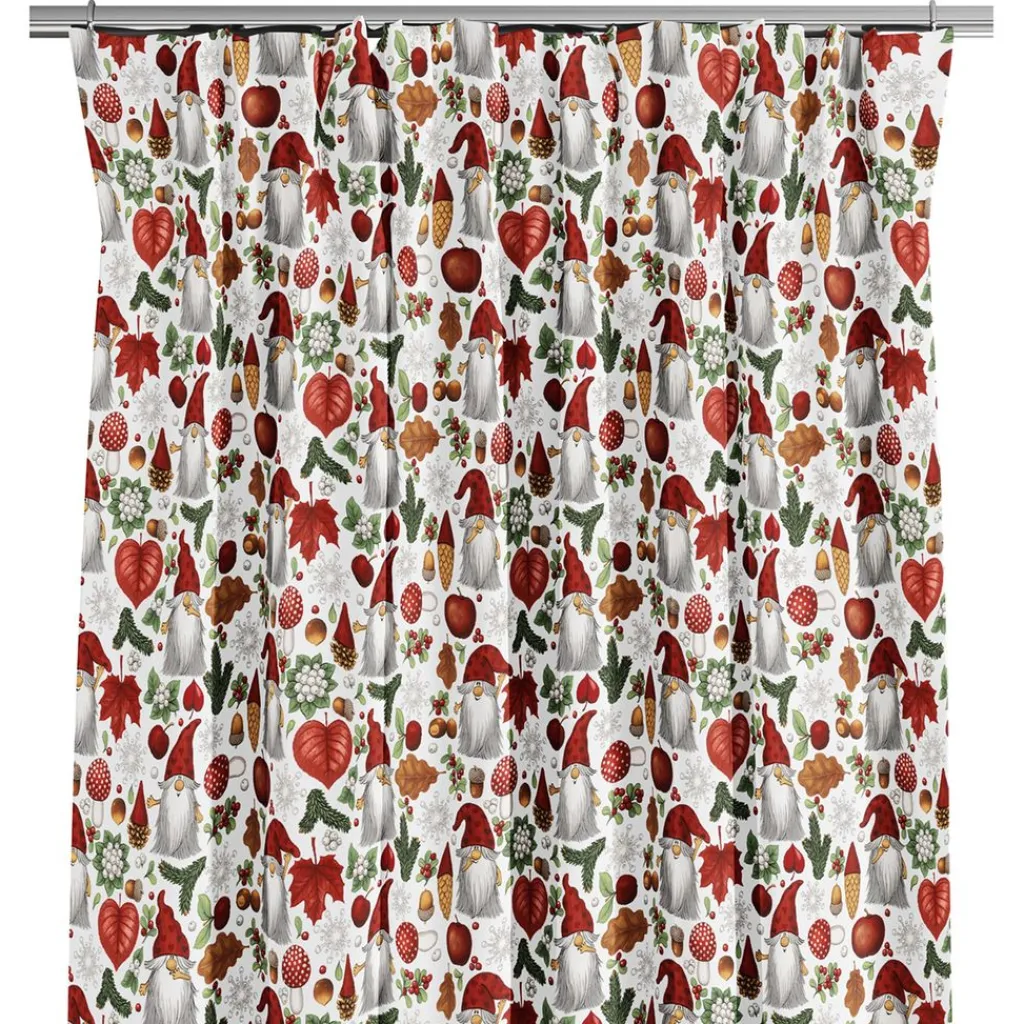 Julgardiner|Julgardiner<Arvidssons textil Tomteskogen gardiner