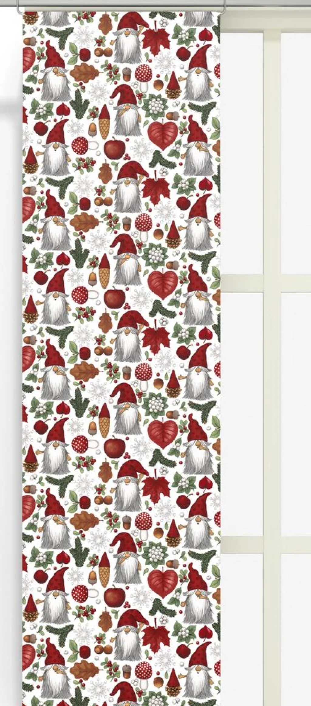 Julgardiner|Panelgardiner<Arvidssons textil Tomteskogen panelgardiner