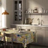 Bordsduk<Arvidssons textil Trädgård multi halvlinne bordsduk
