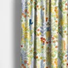 Gardintyger Mönstrade|Arvidssons Textil<Arvidssons textil Trädgård multi halvlinne tyg – Lekfull design med trädgårdsmotiv