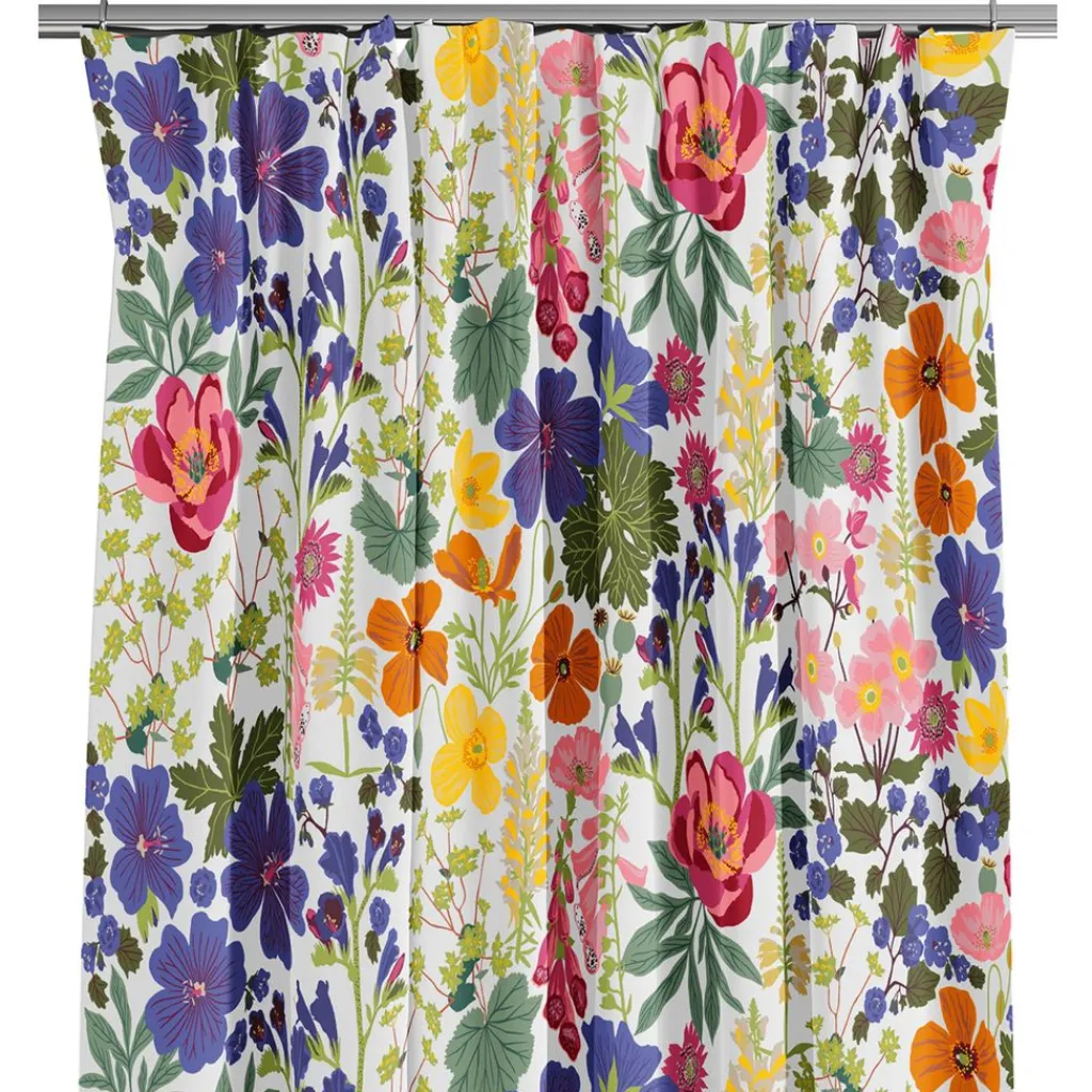 Gardiner Mönstrade<Arvidssons textil Ulvön blommiga gardiner