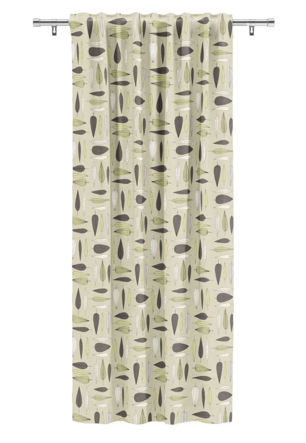 Gardiner Mönstrade<Arvidssons textil Under trädet beige gardiner
