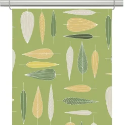 Panelgardiner<Arvidssons textil Under trädet grön panelgardiner