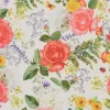 Blommiga Möbeltyger|Dynväv< Uteväv Rose garden tyg till utemöbler