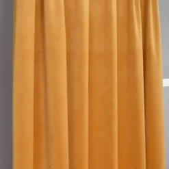 Gardintyger Enfärgade|Sammetstyger<Nordisk Textil Velvet gul enfärgat sammetstyg