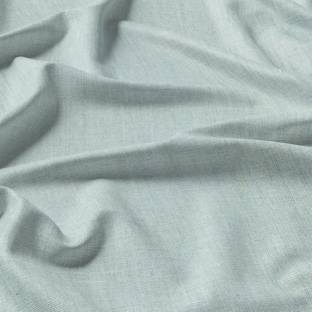 Gardintyger Enfärgade|Linnetyger<Nordisk Textil Verone Linne Aqua – Stentvättat 100 % Lin