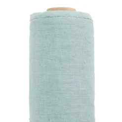 Gardintyger Enfärgade|Linnetyger<Nordisk Textil Verone Linne Aqua – Stentvättat 100 % Lin