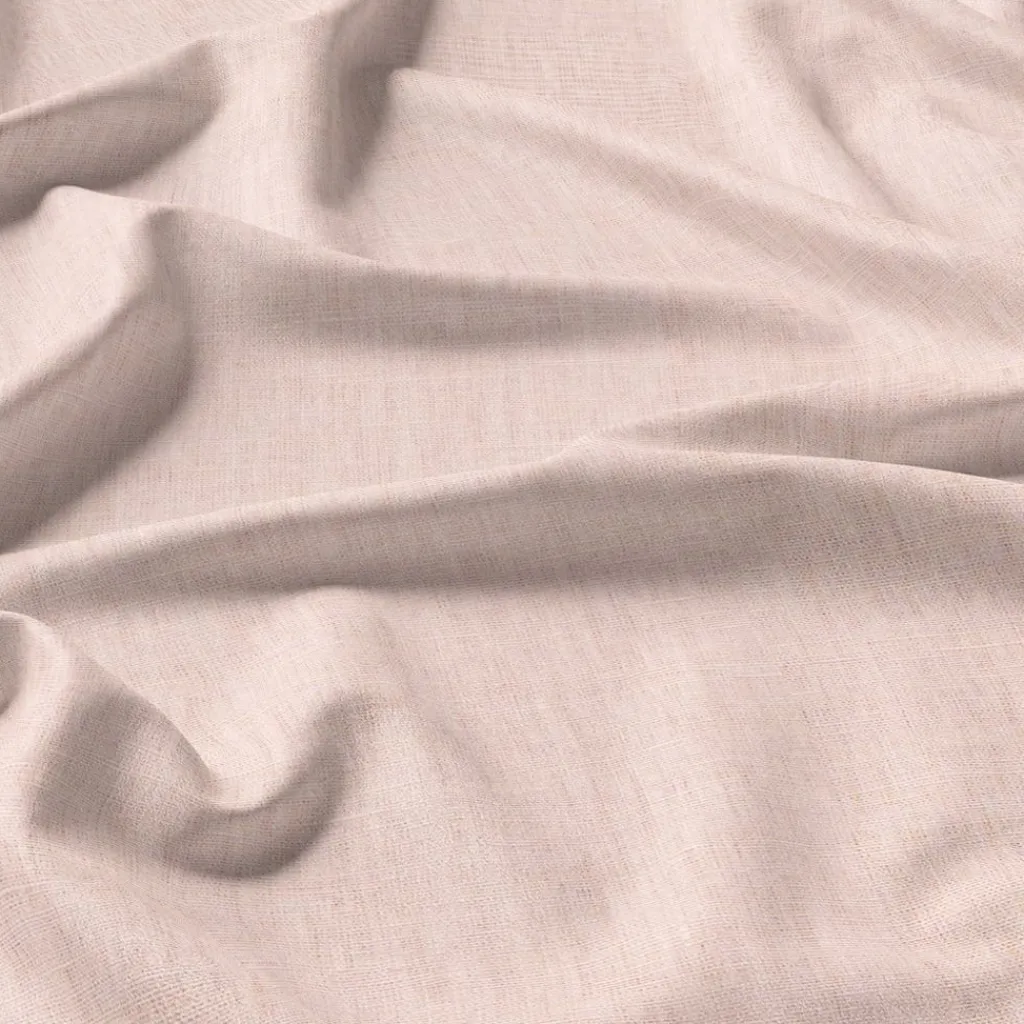 Gardintyger Enfärgade|Linnetyger<Nordisk Textil Verone Linne Beigerosa – Stentvättat 100 % Lin