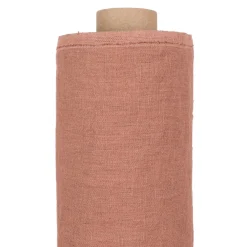 Gardintyger Enfärgade|Linnetyger<Nordisk Textil Verone Linne Gammelrosa – Stentvättat 100 % Lin