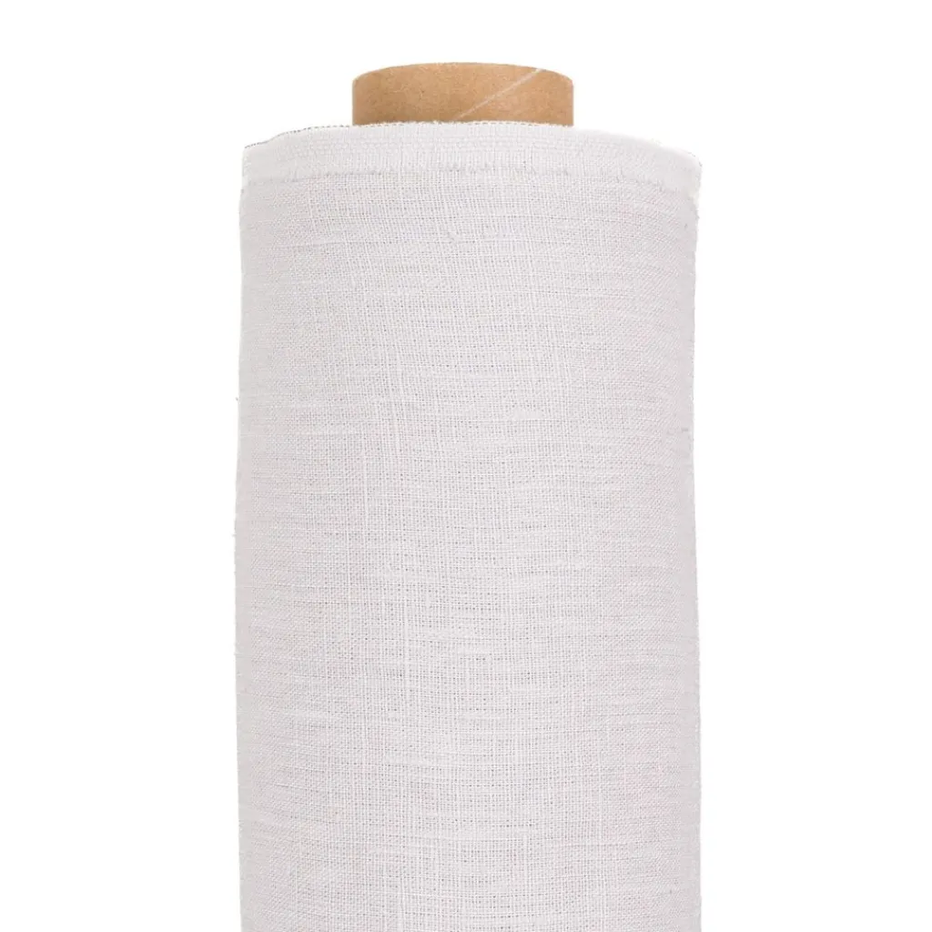 Gardintyger Enfärgade|Linnetyger<Nordisk Textil Verone Linne Ljusgrå – Stentvättat 100 % Lin