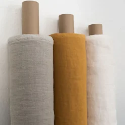 Gardintyger Enfärgade|Linnetyger<Nordisk Textil Verone Linne Offwhite – Stentvättat 100 % Lin