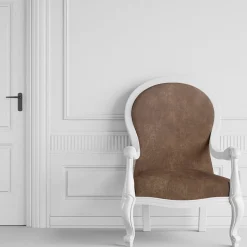 Enfärgade Fuskskinn<Nordisk Textil Vinny ljusbrun - Hållbart fuskskinn med sliten vintage look