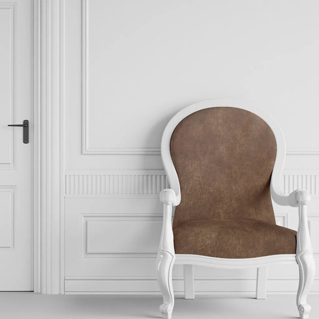 Enfärgade Fuskskinn<Nordisk Textil Vinny ljusbrun - Hållbart fuskskinn med sliten vintage look