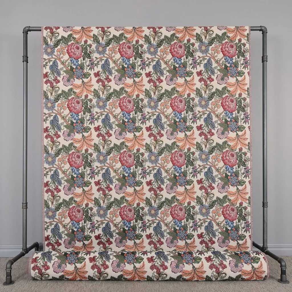 Mönstrade Möbeltyger< Vintage flora – gobelängtyg i klassisk stil för möbler & inredning