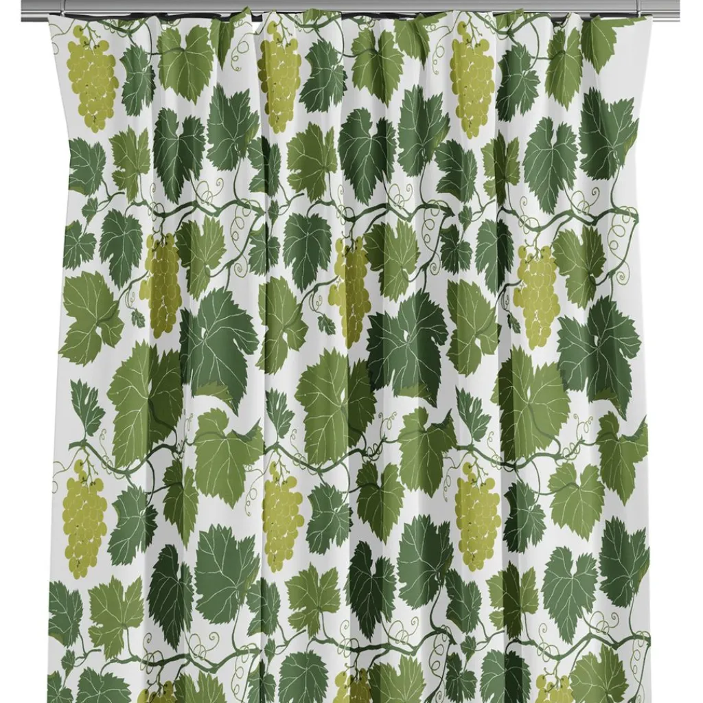 Gardiner Mönstrade<Arvidssons textil Vitis vinifera gardiner