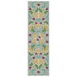 Bordslöpare|Ekelund Löpare<Ekelund Vårblommor löpare 35X120 - s Linneväveri