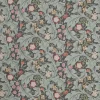 Arts & Crafts Tyger|Gardintyger Mönstrade<Nordisk Textil Willow grön tyg