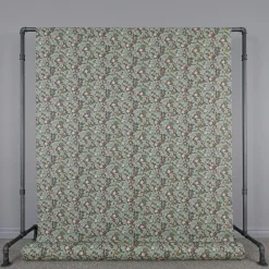Arts & Crafts Tyger|Gardintyger Mönstrade<Nordisk Textil Willow grön tyg