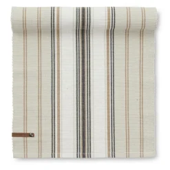 Bordslöpare<Jakobsdals Wove beige löpare 35x120 cm – Randig bordslöpare